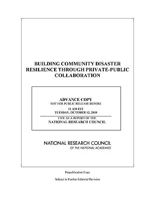 Building Community Disaster Resilience Through Private-Public Collaboration